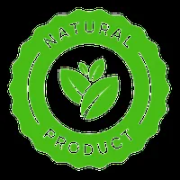 100% natural badge